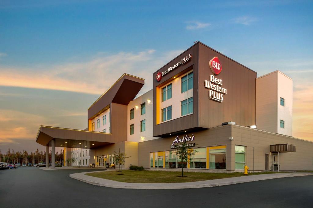 a rendering of the front of a hotel at Best Western Plus St. John's Airport Hotel and Suites in St. John's