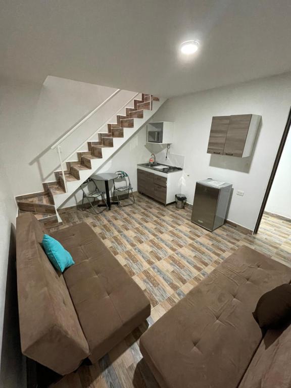 Zona de estar de Cozy aparta-duplex San Fernando