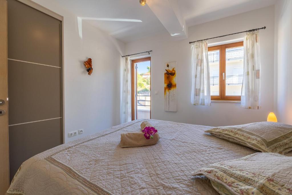 Posteľ alebo postele v izbe v ubytovaní Apartment Flandria