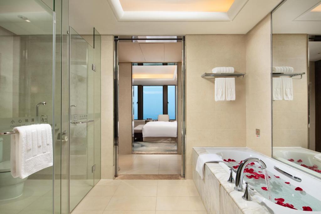 Koupelna v ubytování Yun Hotel Wuhan