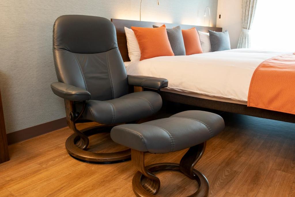 Posezení v ubytování Hotel New Port Yokosuka