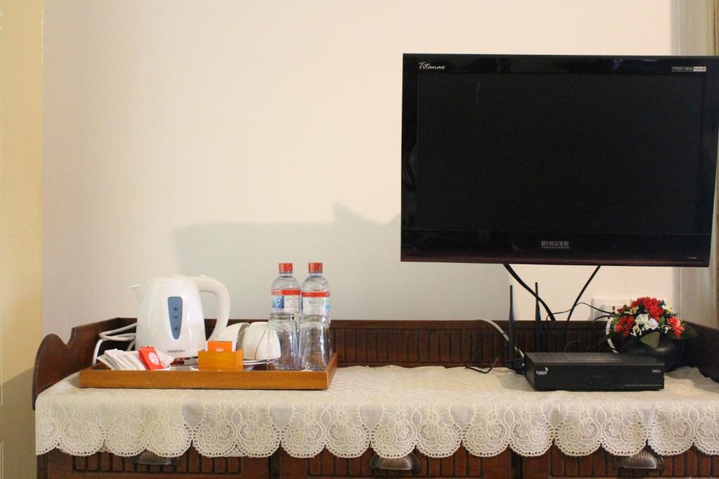 TV a/nebo společenská místnost v ubytování No.53