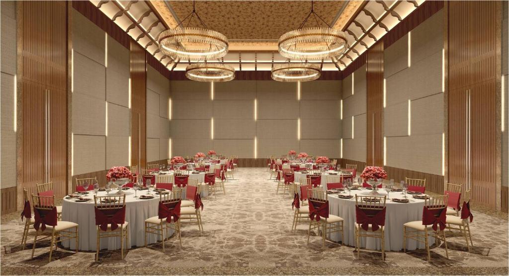 Restaurace v ubytování Taj Wayanad Resort & Spa, Kerala