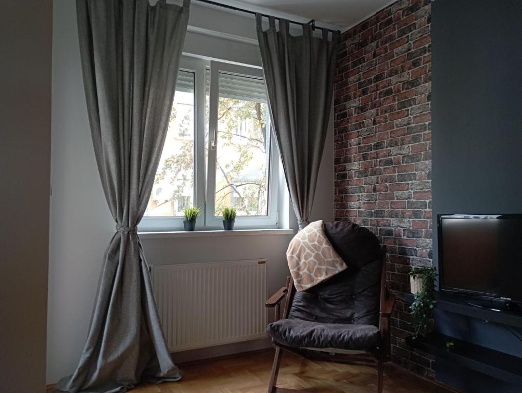 Prostor za sedenje u objektu Sun Center Apartment