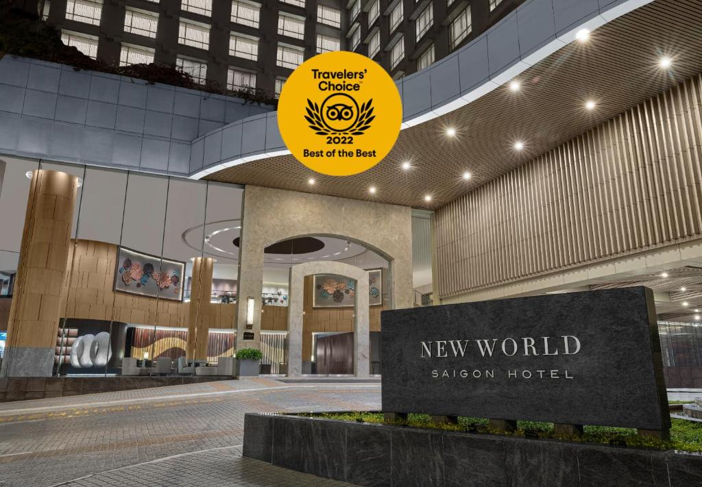 a lobby of a new world station hotel at New World Saigon Hotel in Ho Chi Minh City