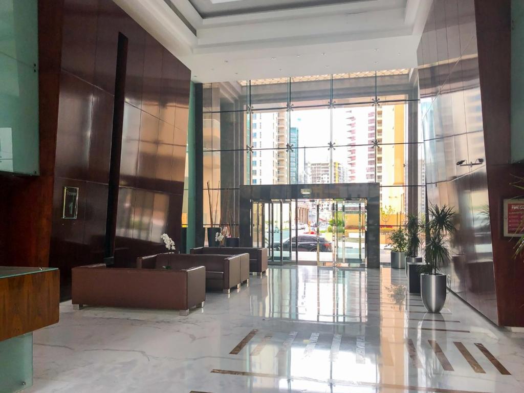 Posezení v ubytování Dream Inn Apartments- Emaar Towers - Rega Al Buteen