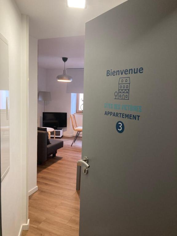 Posteľ alebo postele v izbe v ubytovaní Gîte des Victoires
