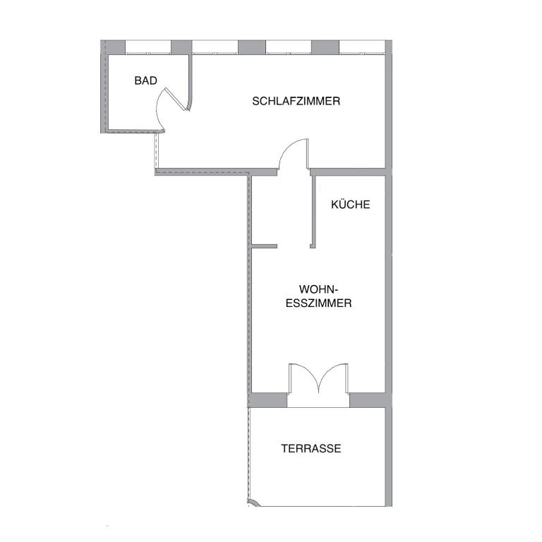Půdorys ubytování Wohnung Buganvilla