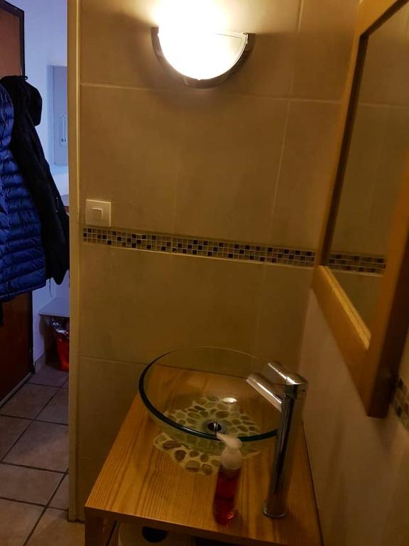 Kúpeľňa v ubytovaní Appartement confortable à Cauterets - 16 m², parking gratuit