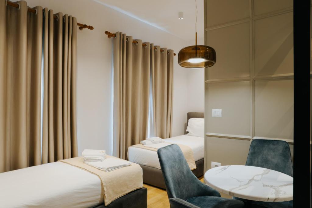 Uma cama ou camas num quarto em Sharm Hotel Luxury