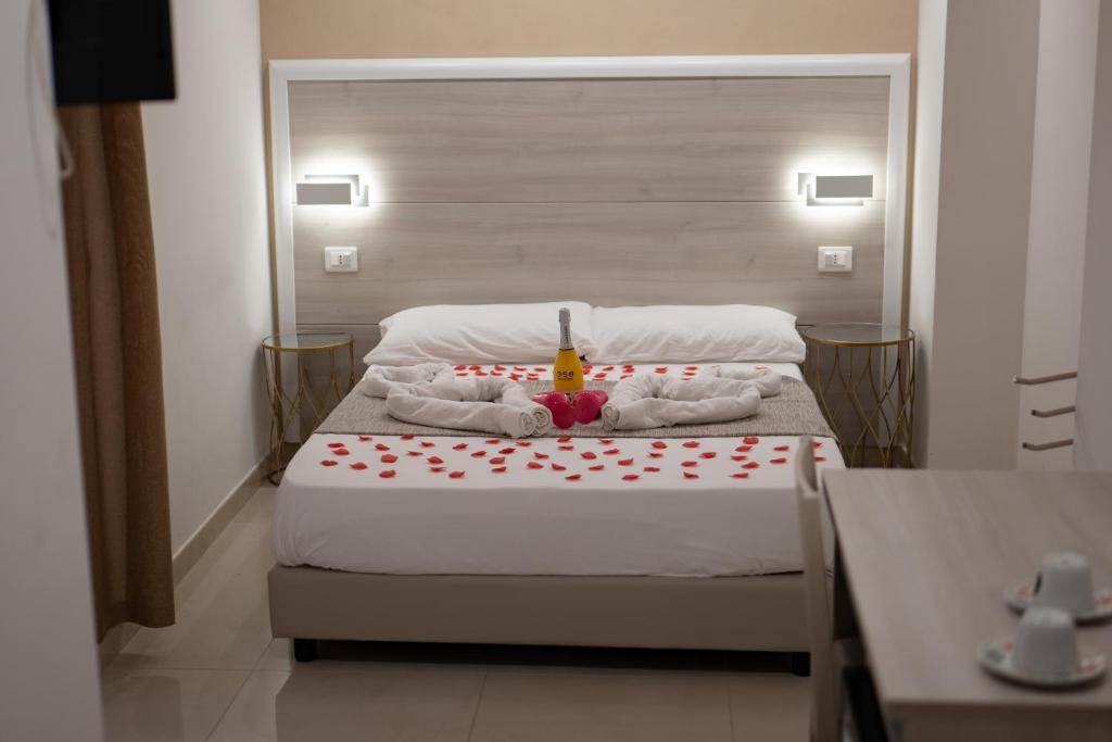 Postel nebo postele na pokoji v ubytování B&B Jerocades