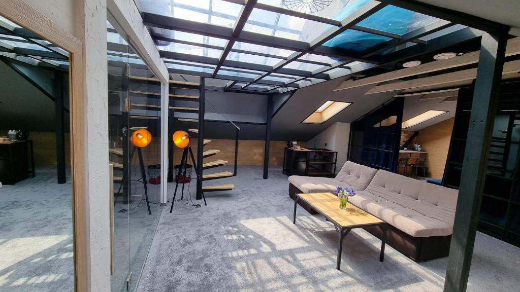 Zona d'estar a Central Hotel