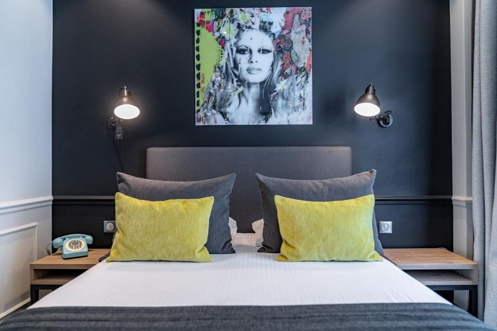 Postel nebo postele na pokoji v ubytování Allobroges Park Hôtel