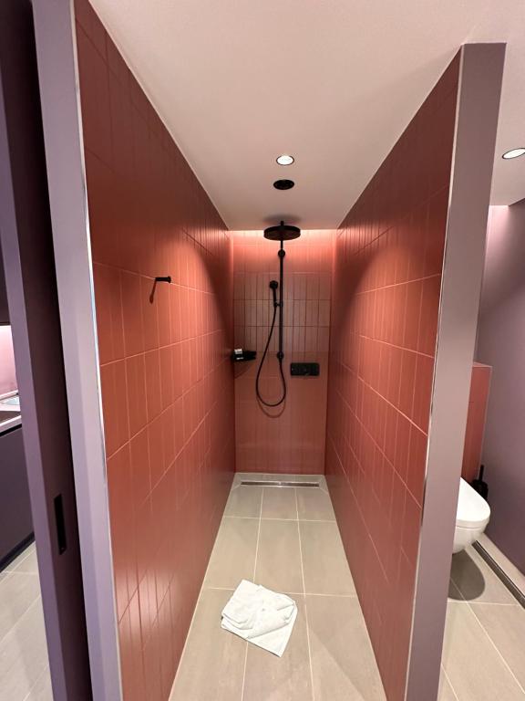 Koupelna v ubytování Apartment-Hotel Hamburg Mitte