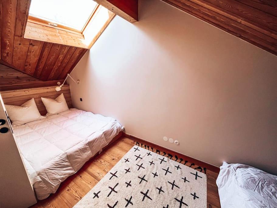 Posteľ alebo postele v izbe v ubytovaní La Cabane, Superbe Duplex à 5 min des pistes