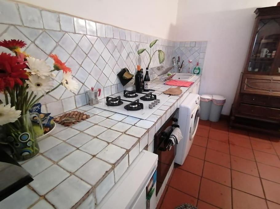 Kuchnia lub aneks kuchenny w obiekcie La Tua Casa A Trastevere