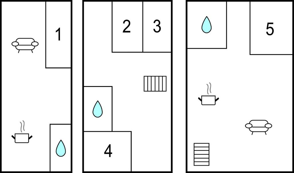 The floor plan of 7 Bedroom Beautiful Home In Benabln