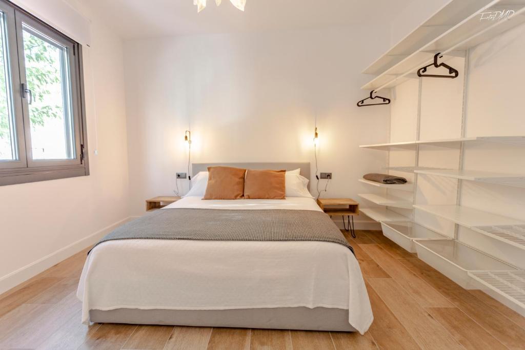 Postel nebo postele na pokoji v ubytování As Barxas Playa