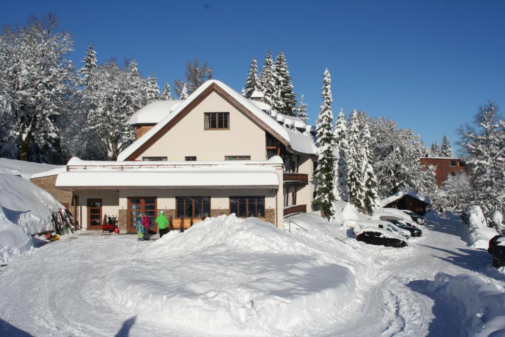 Bödele Alpenhotel v zime
