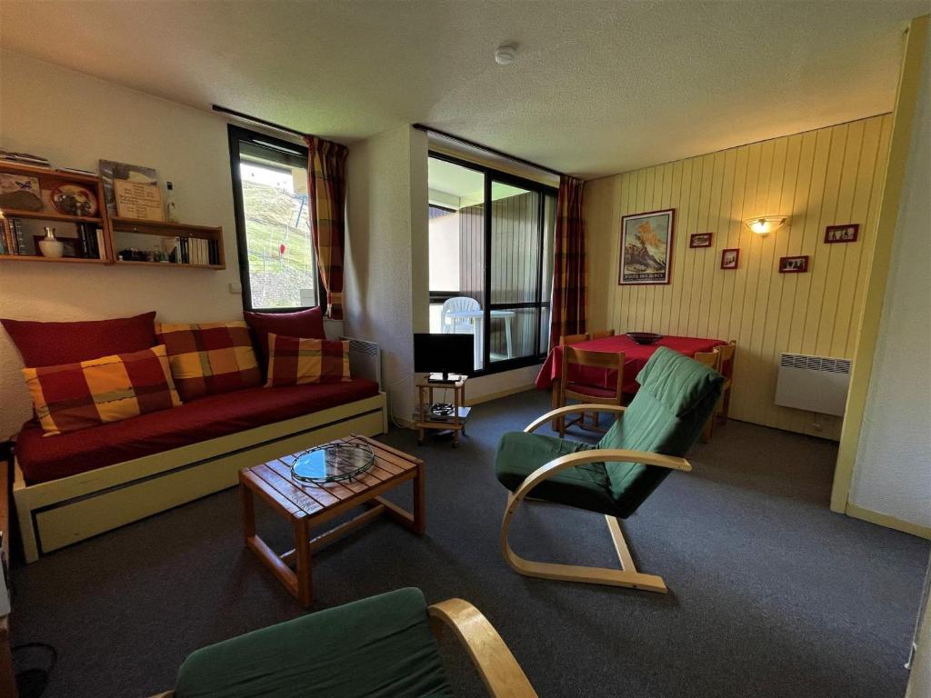 Appartement cosy aux Menuires, 4 pers, skis aux pieds, balcon sud-est - FR-1-452-375
