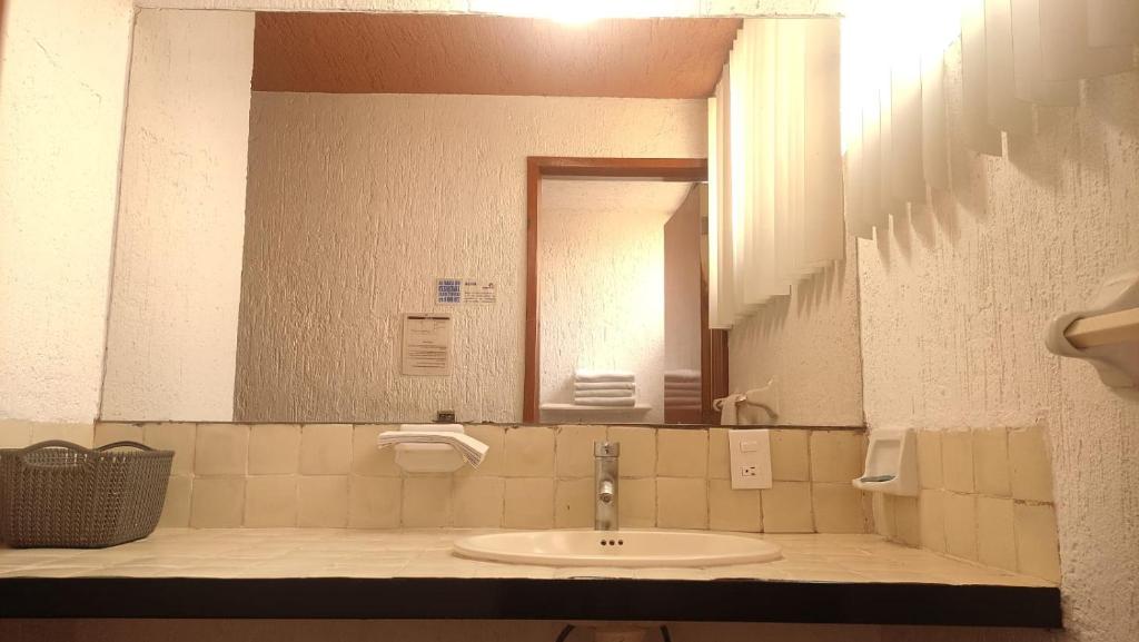 Koupelna v ubytování Hotel La Rinconada Tequisquiapan