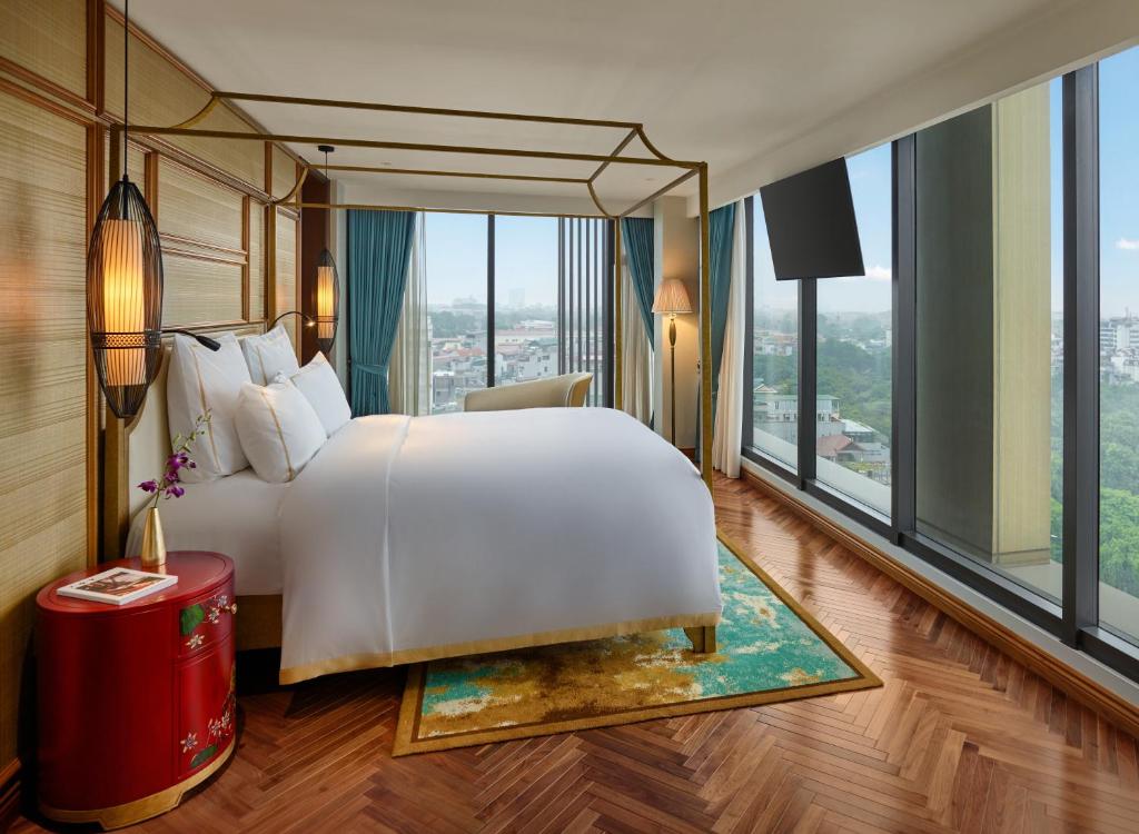 Suite Deluxe có Giường cỡ King với Quyền lui tới Sảnh khách