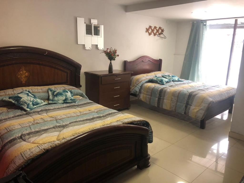 Cama o camas de una habitación en Vieille Mansion