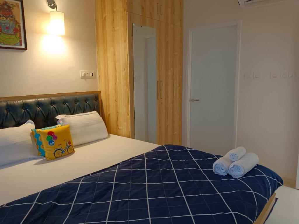 Postel nebo postele na pokoji v ubytování Nirvana Paraiso