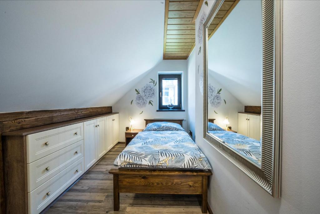 Postel nebo postele na pokoji v ubytování Resort Slunce