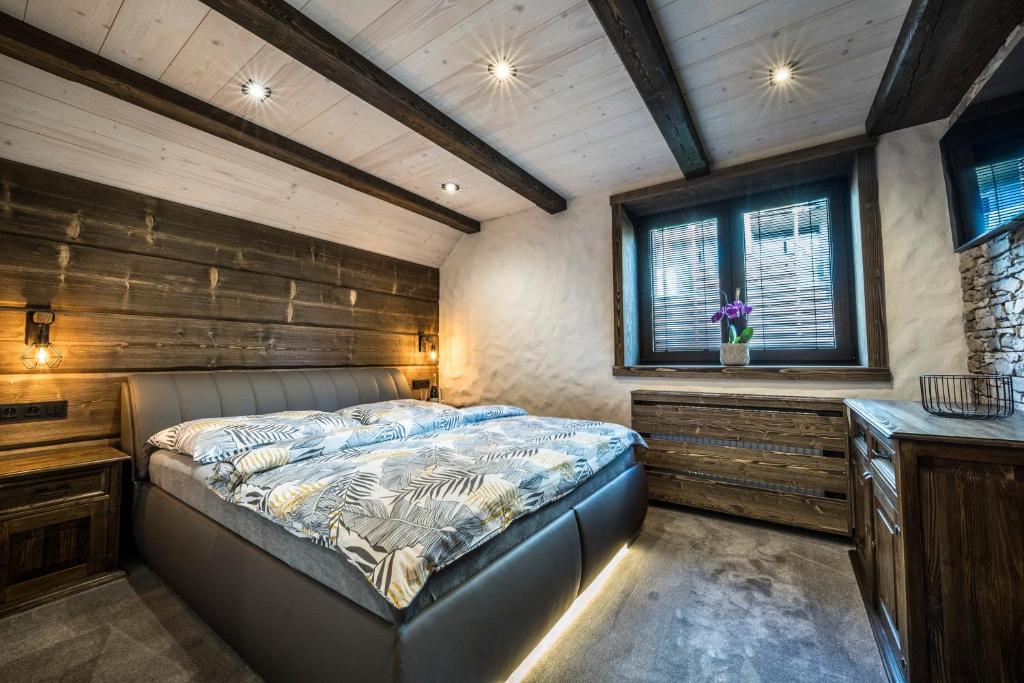 Postel nebo postele na pokoji v ubytování Resort Slunce