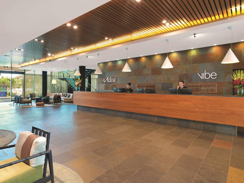 Restaurace v ubytování Adina Apartment Hotel Darwin Waterfront