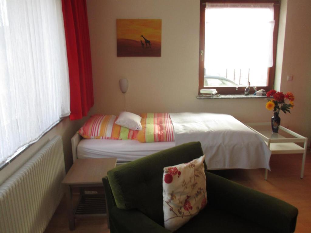 Postel nebo postele na pokoji v ubytování Ferienwohnung Leipold Andreas