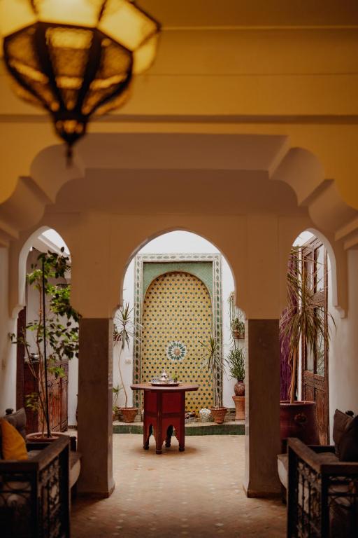 Posezení v ubytování Outsite Marrakesh