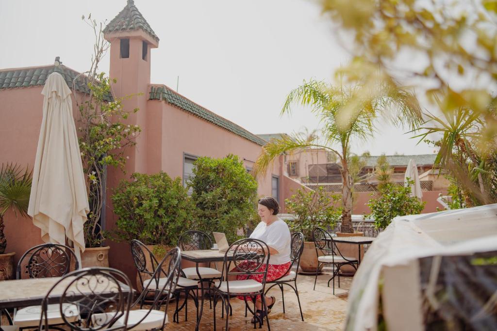 Restaurace v ubytování Outsite Marrakesh