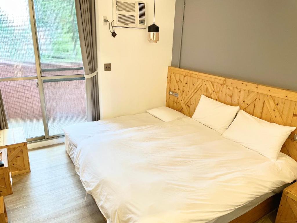 Postel nebo postele na pokoji v ubytování Sky Tree B&B