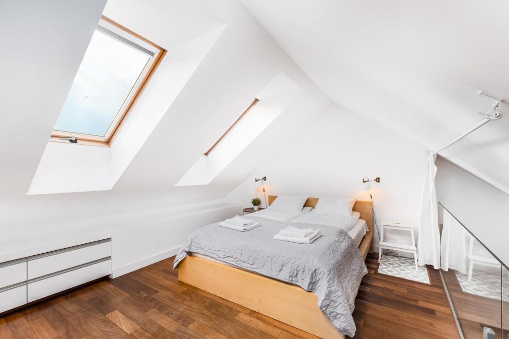Posteľ alebo postele v izbe v ubytovaní Freta 41/43 by Homeprime