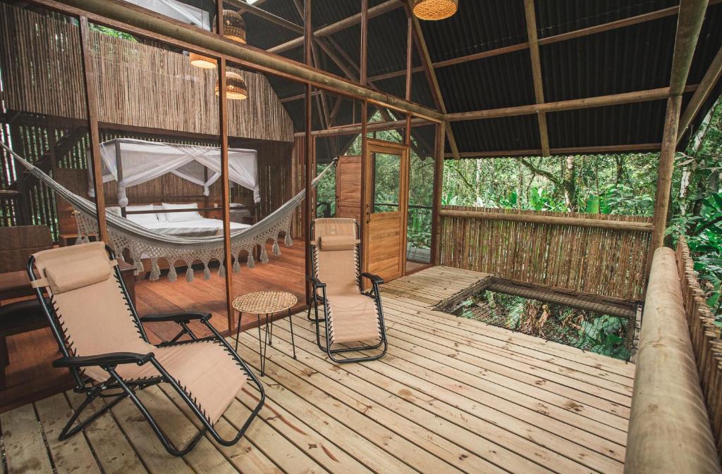 Patio nebo venkovní prostory v ubytování La Manigua Lodge