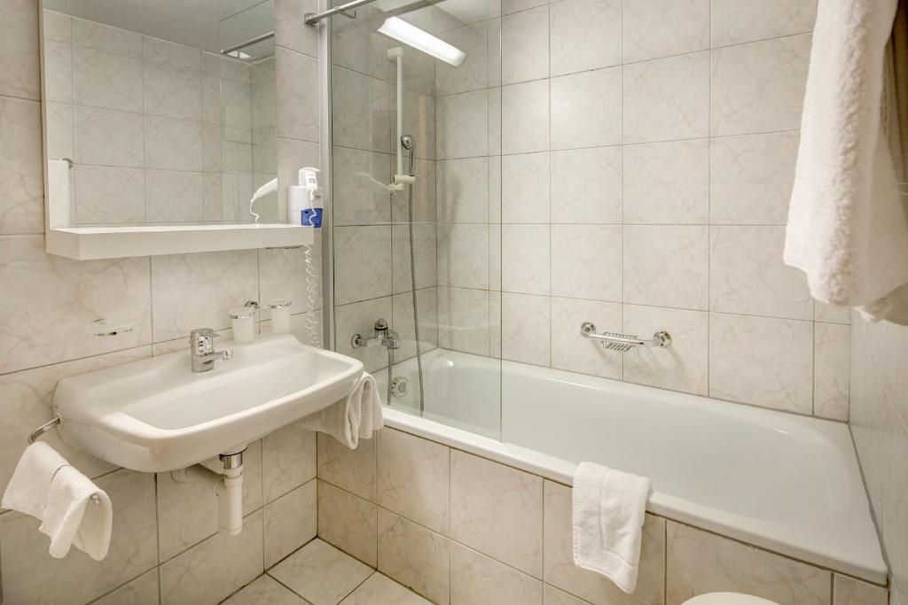 Koupelna v ubytování Apartments Patricia