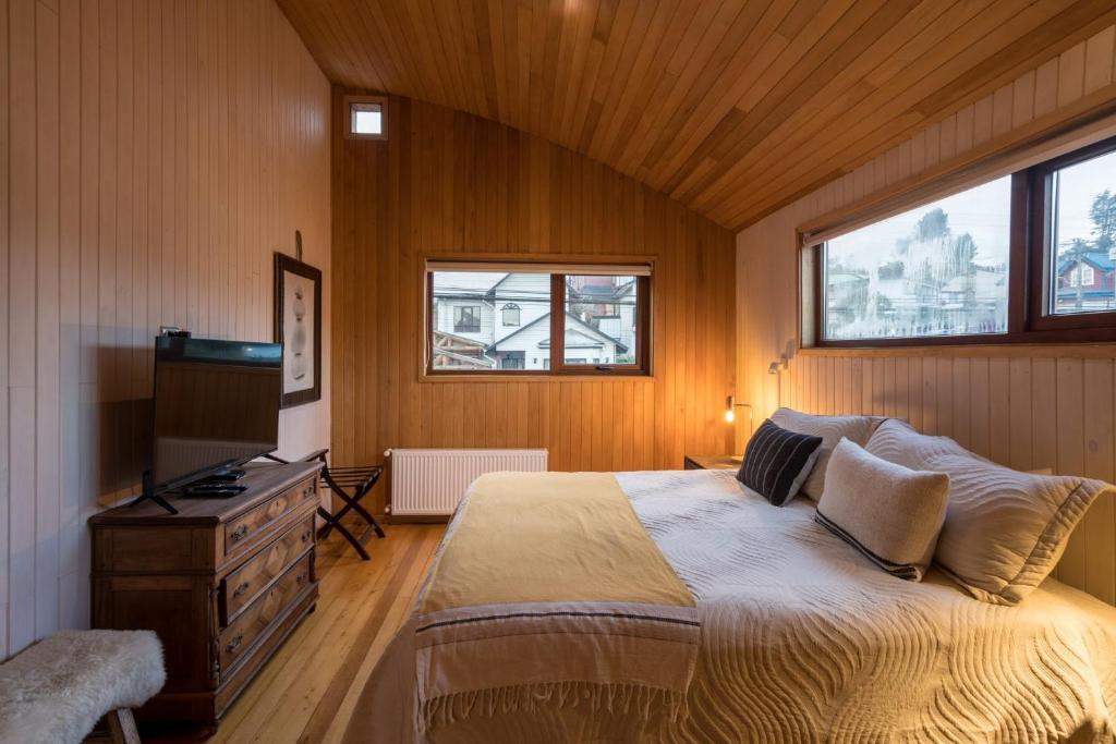 Voodi või voodid majutusasutuse Bledford Chiloé toas