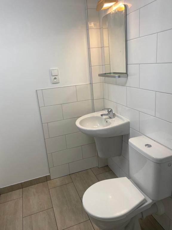 Koupelna v ubytování Droom b&b Čermná
