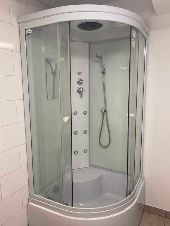 Koupelna v ubytování Droom b&b Čermná