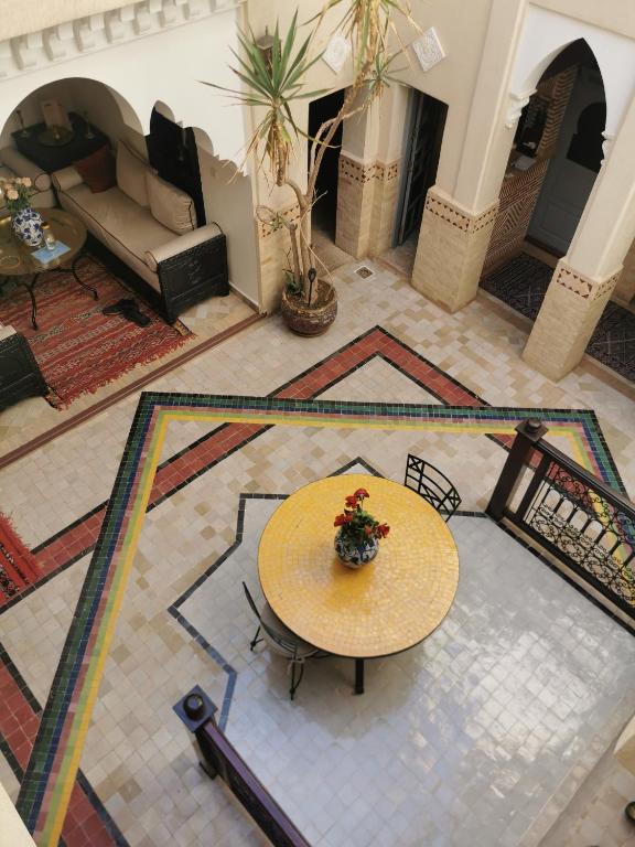Posezení v ubytování Riad Matins De Marrakech