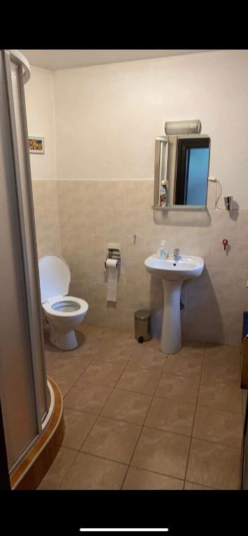 Koupelna v ubytování Droom b&b Čermná