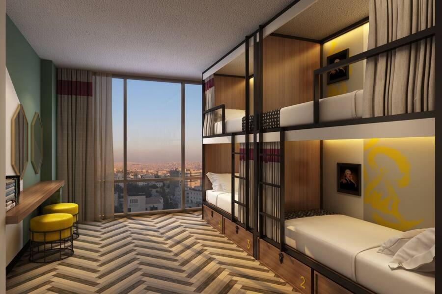 Generator Hotel Washington DC房間的床