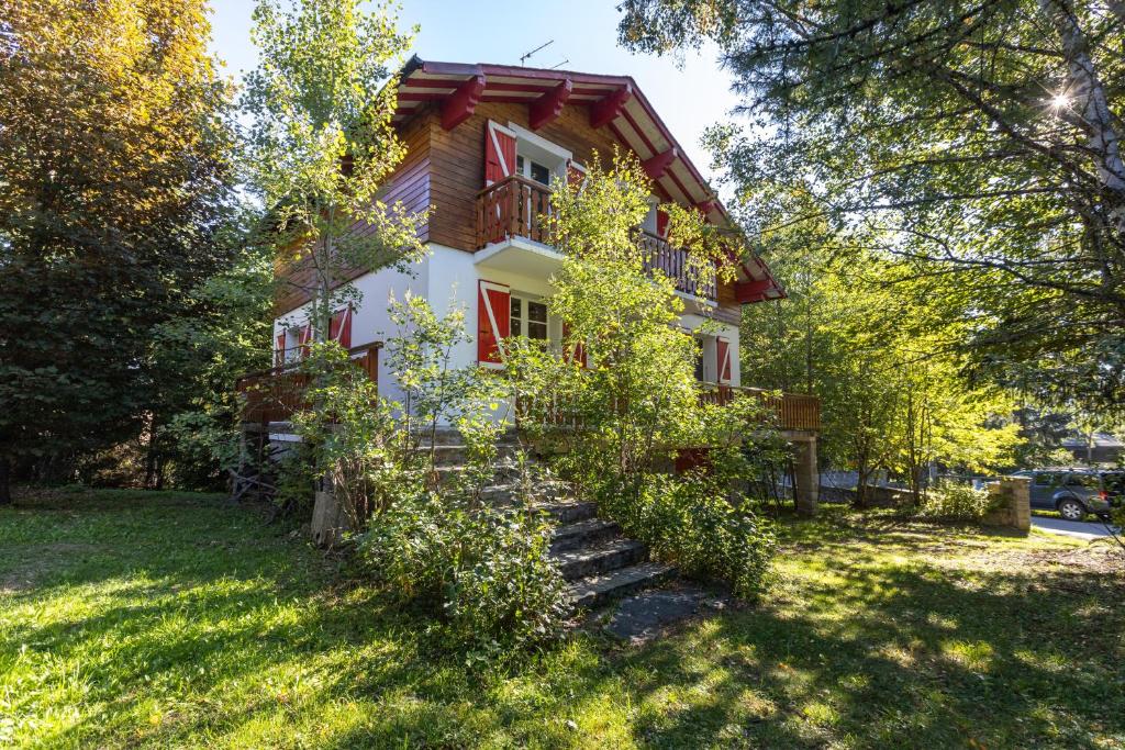 Zahrada ubytování Chalet des Melezes