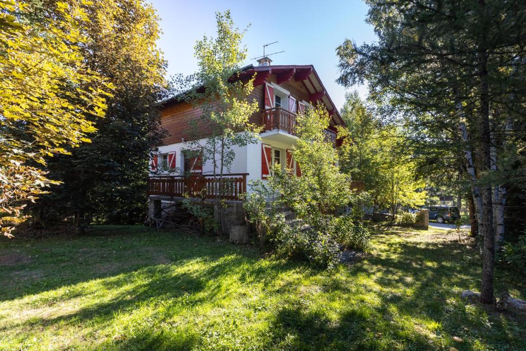 Zahrada ubytování Chalet des Melezes