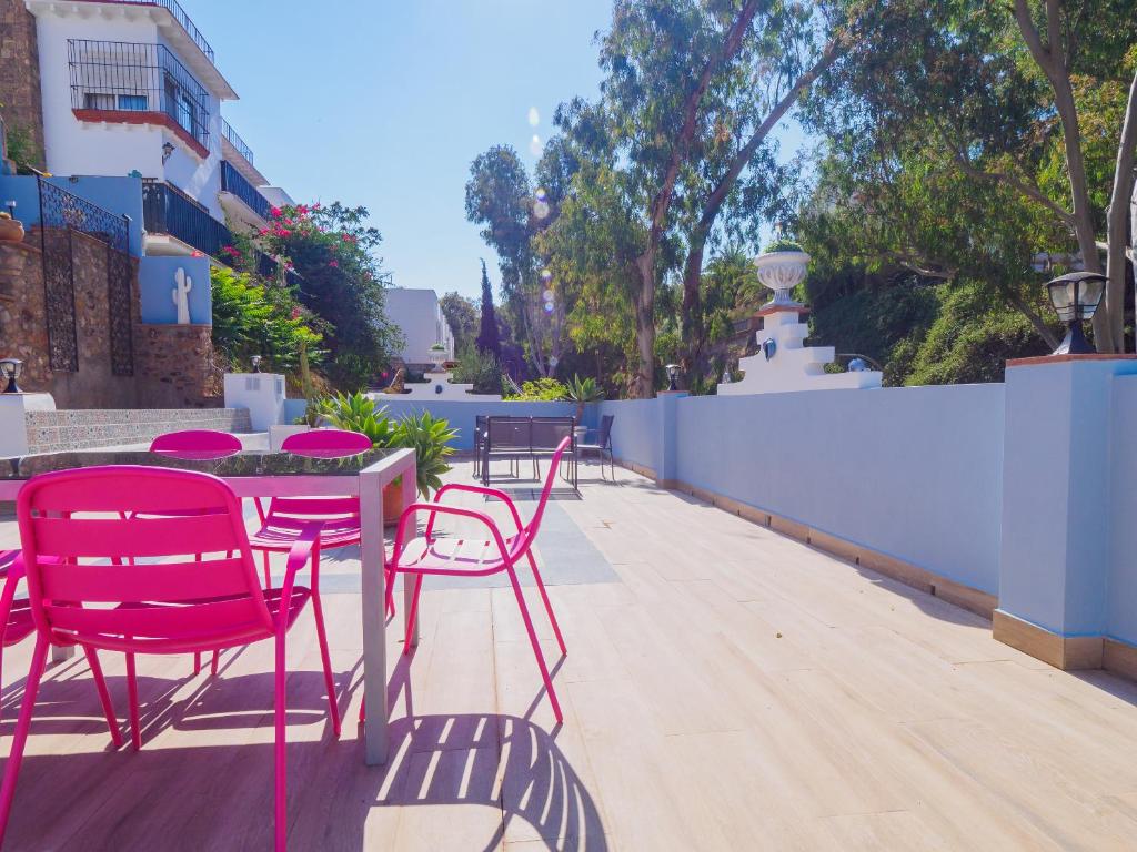 Balkón nebo terasa v ubytování El Montecillo complex beach and city 1A ApartamentosMalagaManagement