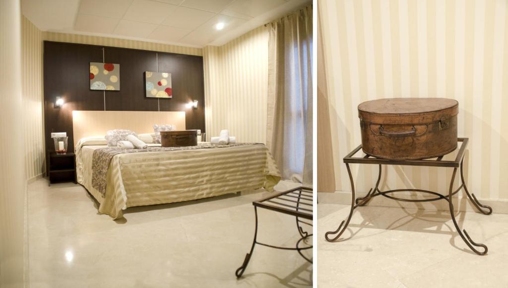 Postel nebo postele na pokoji v ubytování Hotel Duquesa