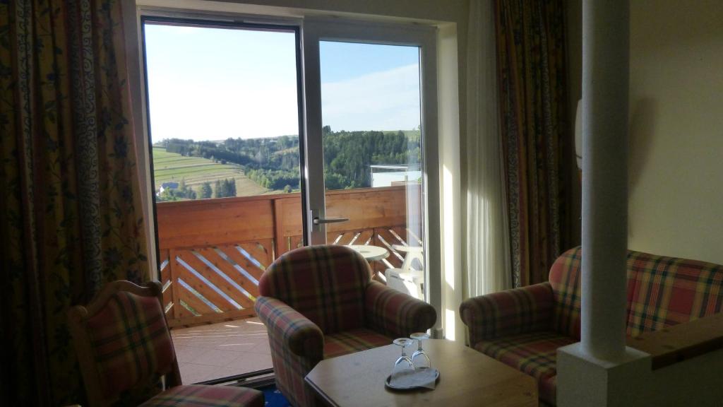 Posezení v ubytování Hotel - Café - Konditorei Schröckmayr-Kastner