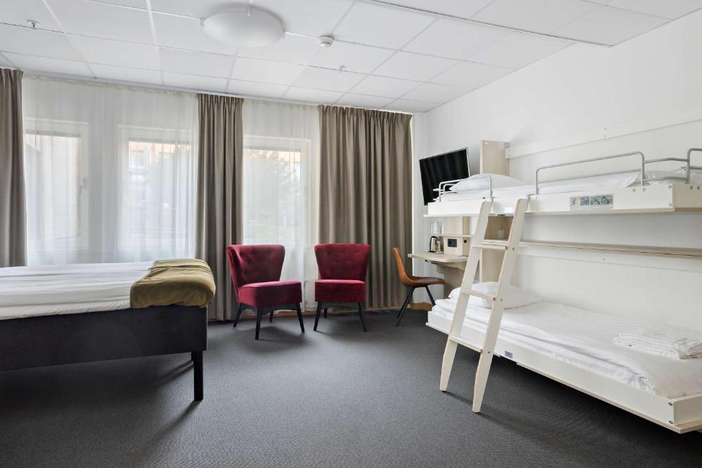 Postel nebo postele na pokoji v ubytování Best Western Hotel Svava